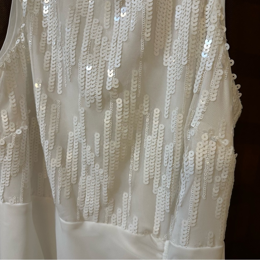 Frank Lyman Beaded Ruched Dress - Picture 5 of 9